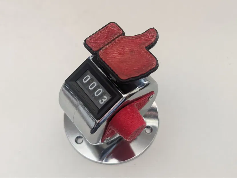 Bộ theo dõi tâm trạng cơ khí analog với nút thích - Image 1