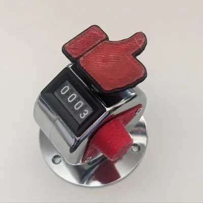 Bộ theo dõi tâm trạng cơ khí analog với nút thích