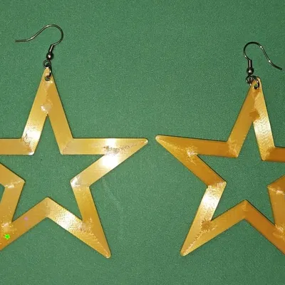 Bông tai sao lấp lánh 80mm (3 Inch)