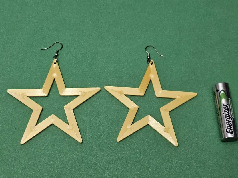 Bông tai sao lấp lánh 80mm (3 Inch) - Image 3