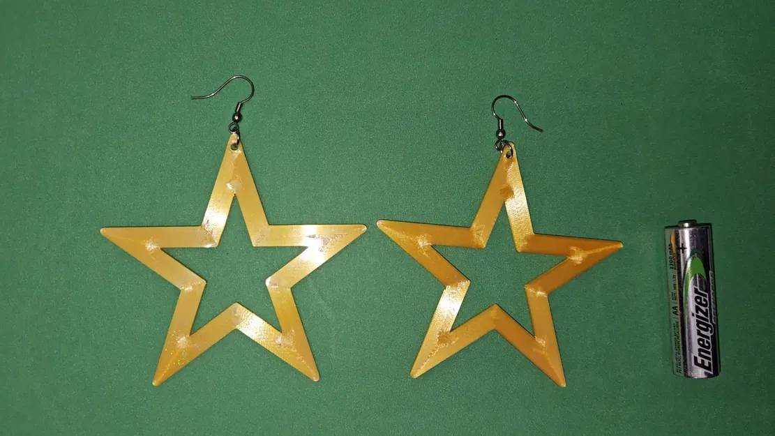 Bông tai sao lấp lánh 80mm (3 Inch) - Image 4