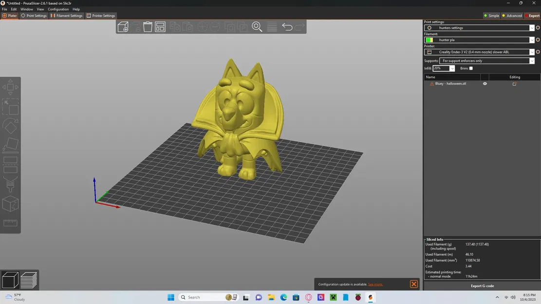 Nhân vật Halloween Bluey dễ thương cho trẻ em - Image 1