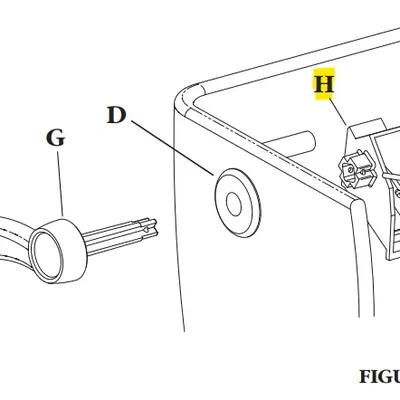 Giá đỡ thay thế cho tay cầm bồn cầu Danco 10071 Microban