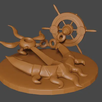 Mô hình Dhelmise phong cách Pokemon cho DnD tabletop