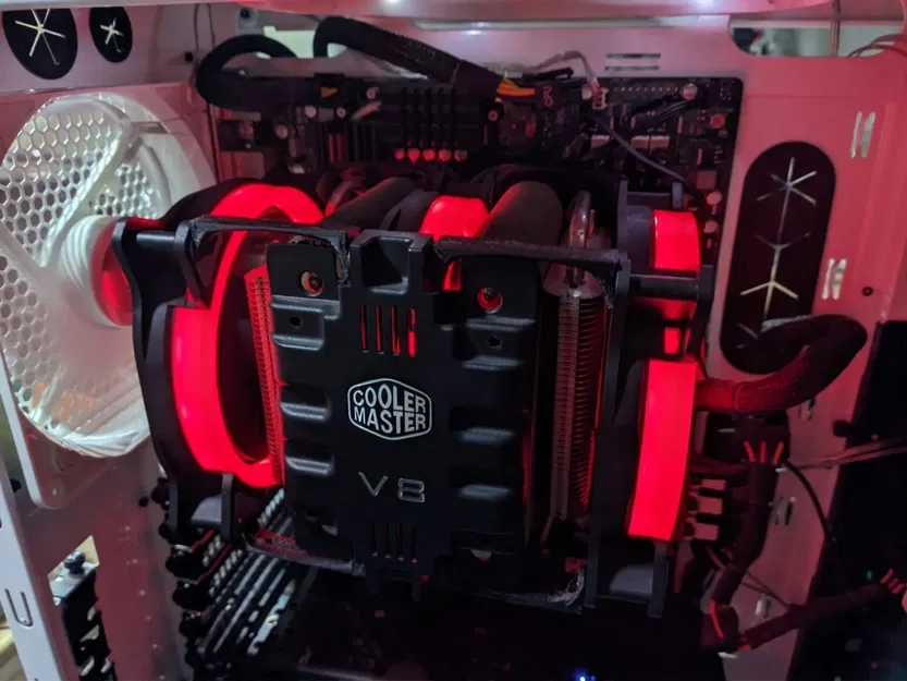 Tản nhiệt CPU Cooler Master V8 với quạt mở rộng - Image 1