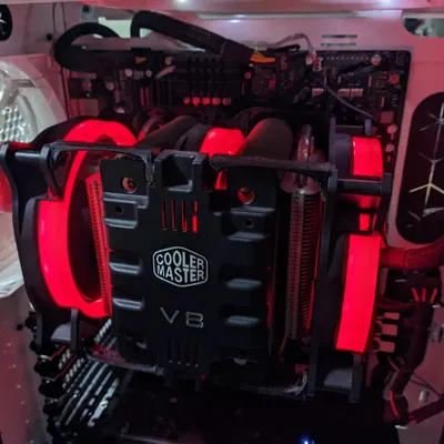 Tản nhiệt CPU Cooler Master V8 với quạt mở rộng