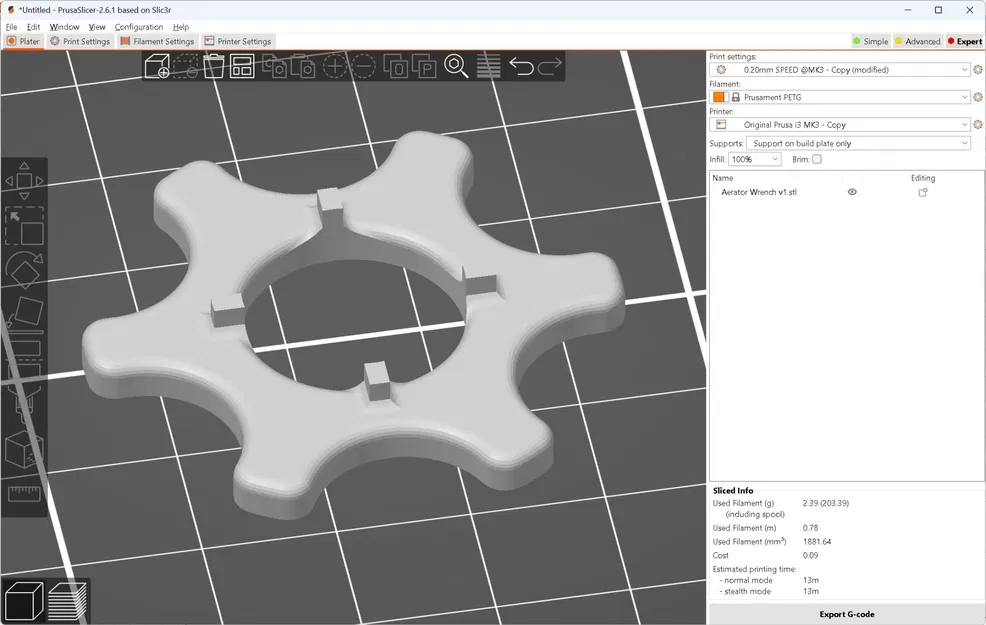 Công cụ tháo đầu phun vòi nước Moen để vệ sinh bộ lọc - Image 1