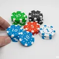 Chip Poker Hai Màu Có Số - Thumbnail 1