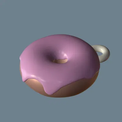 Móc khóa hình donut dành cho tình huống khẩn cấp