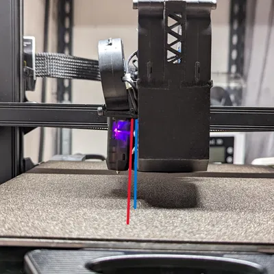 Hệ thống làm mát cho Ender 3 S1 với 5015 và CR Touch đã điều ch...