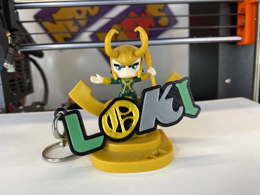 Móc khóa Loki phong cách Marvel - Image 1