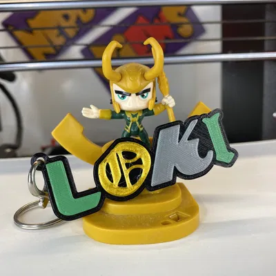 Móc khóa Loki phong cách Marvel