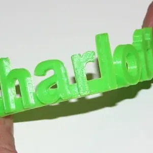 Thẻ tên và thẻ chìa khóa tùy chỉnh bằng filament linh hoạt