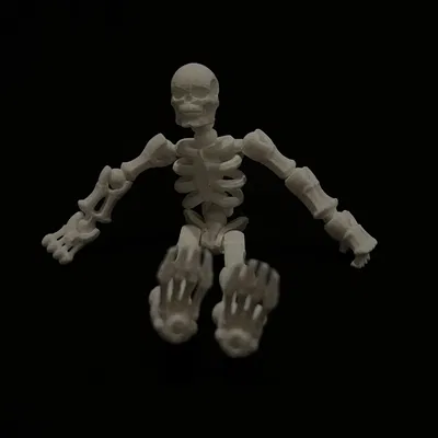 Trang trí bộ xương di động cho mùa Halloween