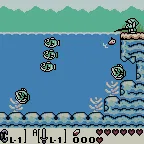 Cảnh câu cá của Link trong Legend of Zelda: Link's Awakening
