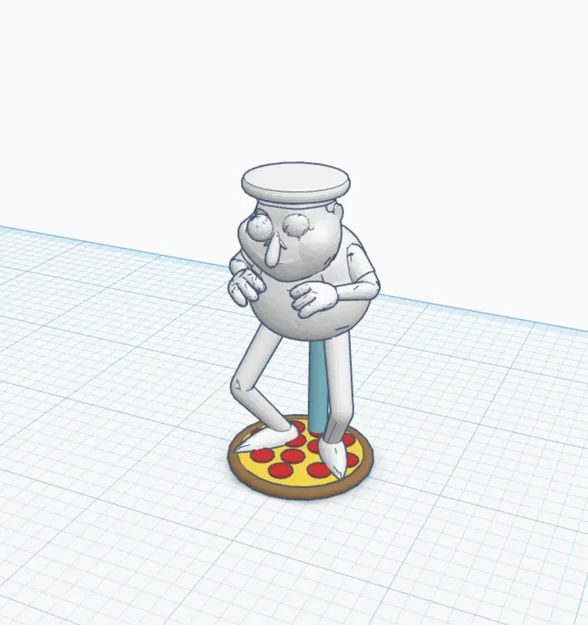 Figurine Peppino giả từ Pizza Tower cho em gái - Image 1