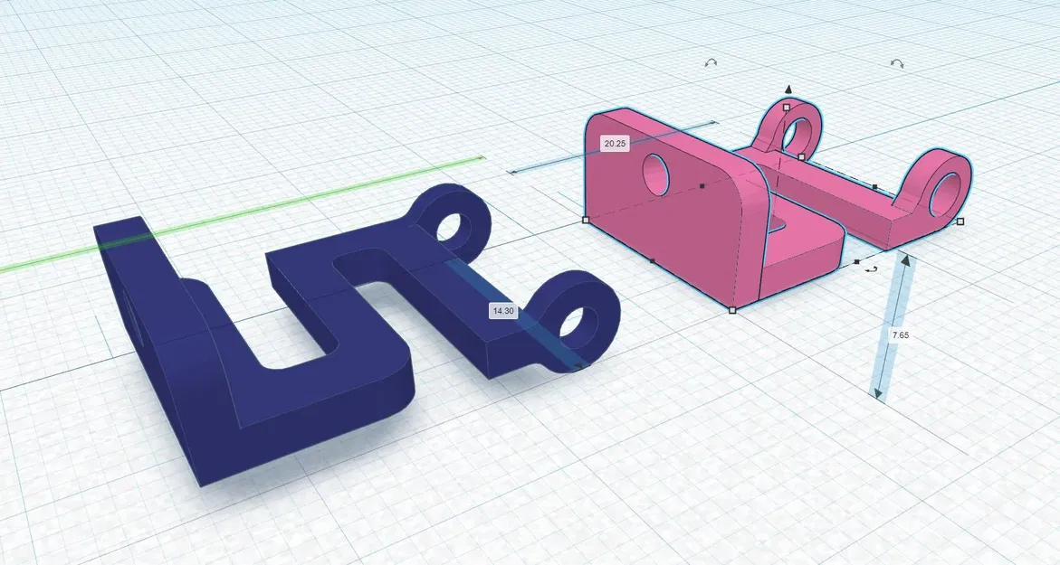 Cần gạt đầu phun Bambulab - In dễ dàng không cần hỗ trợ - Image 1