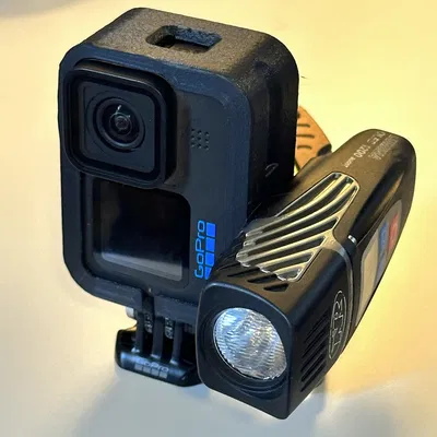 Vỏ GoPro 9/10/11 dọc với giá đỡ Niterider