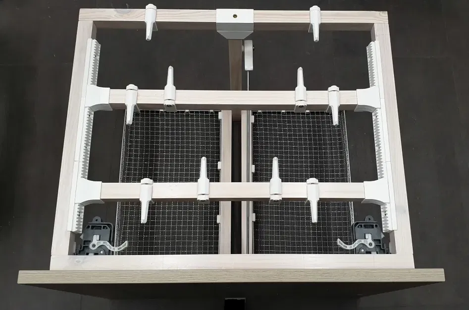 Giá đỡ dụng cụ bếp tích hợp cho nồi và chảo - Image 7