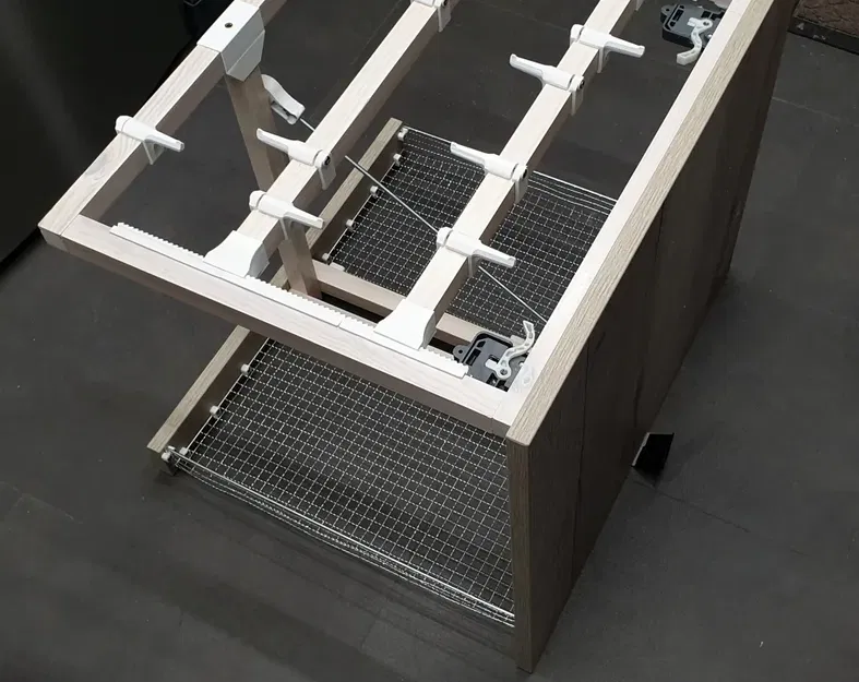 Giá đỡ dụng cụ bếp tích hợp cho nồi và chảo - Image 9