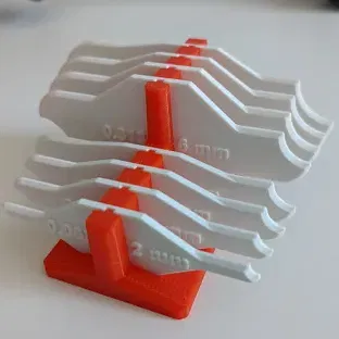 Bộ thước đo bán kính mét và inch