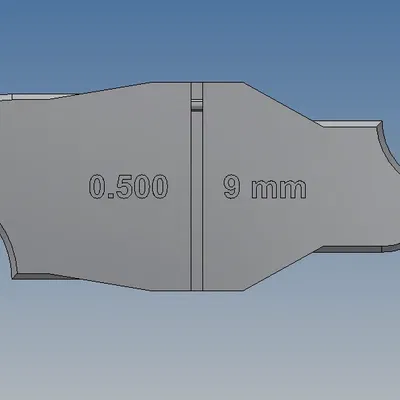 Bộ thước đo bán kính mét và inch