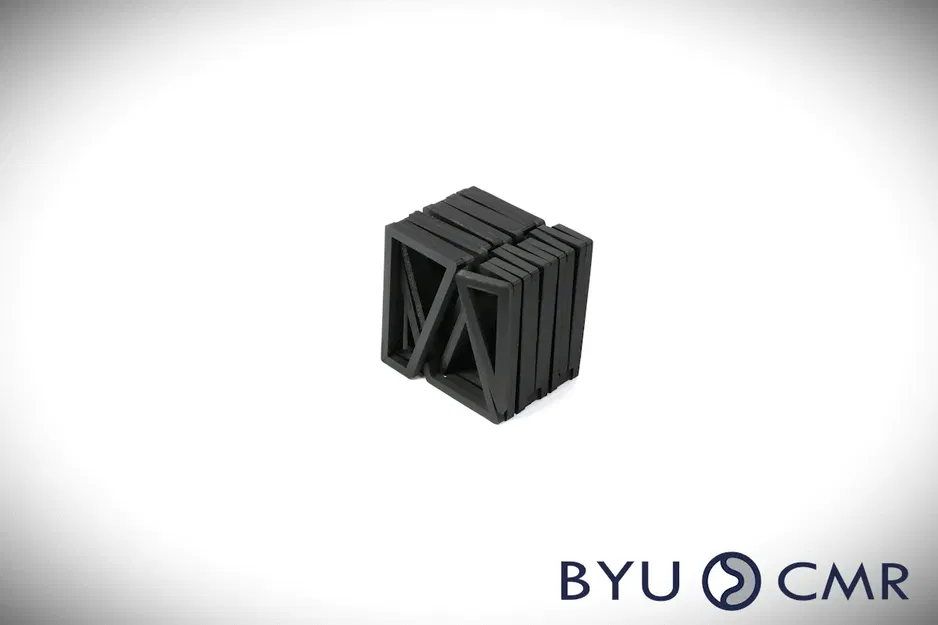 Cấu trúc triển khai Miura-ori hiệu quả về thể tích với cửa ... - Image 1