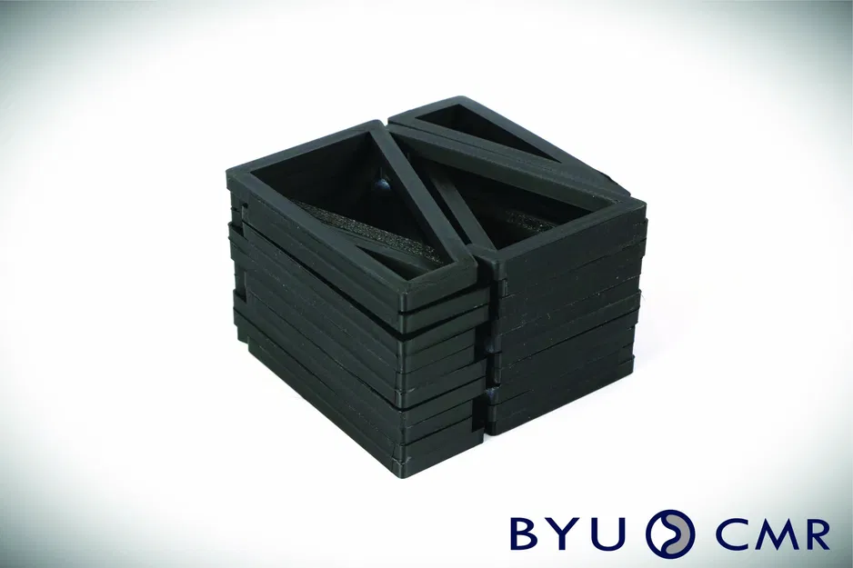 Cấu trúc triển khai Miura-ori hiệu quả về thể tích với cửa ... - Image 4