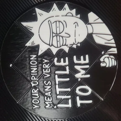 Logo Rick Sanchez với câu nói nổi tiếng