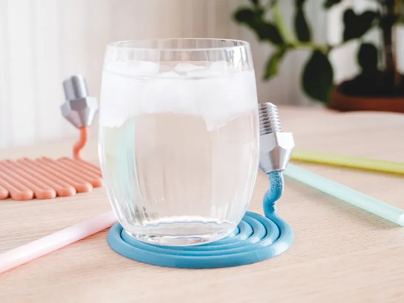 Đế ly in 3D phiên bản xoắn ốc - Image 4