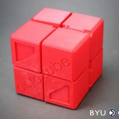 Khối lập phương OctoCube dựa trên mô hình origami vuông xoắn