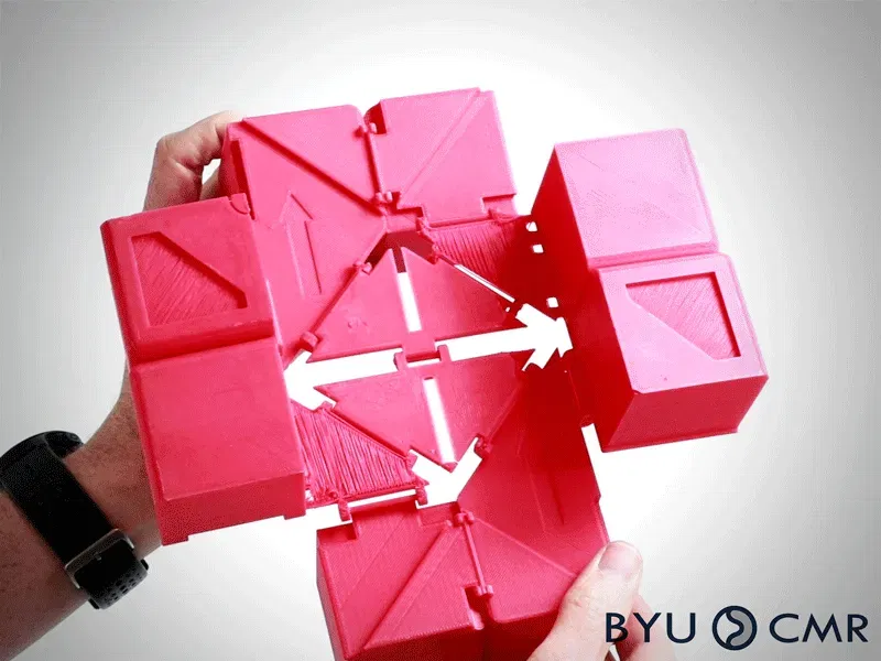 Khối lập phương OctoCube dựa trên mô hình origami vuông xoắn - Image 9