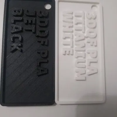 Bảng màu filament PLA 3DQF đầy đủ và dễ in