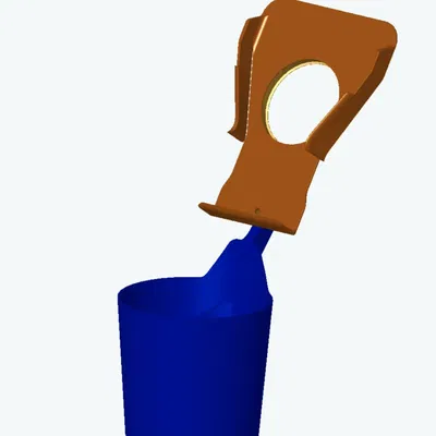 Giá đỡ điện thoại gắn vào giá đỡ cốc cho xe hơi