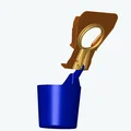 Giá đỡ điện thoại gắn vào giá đỡ cốc cho xe hơi - Thumbnail 3