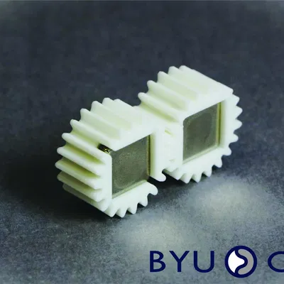 **Bánh răng từ tính với nam châm vuông**