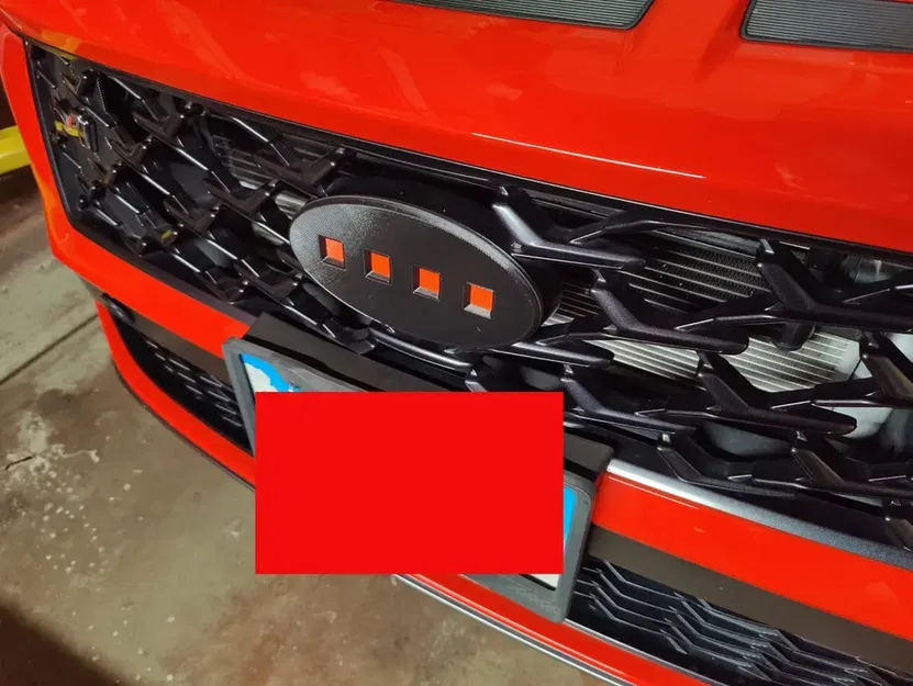 Biểu tượng mã Morse thay thế logo H trên Hyundai Kona N - Image 1