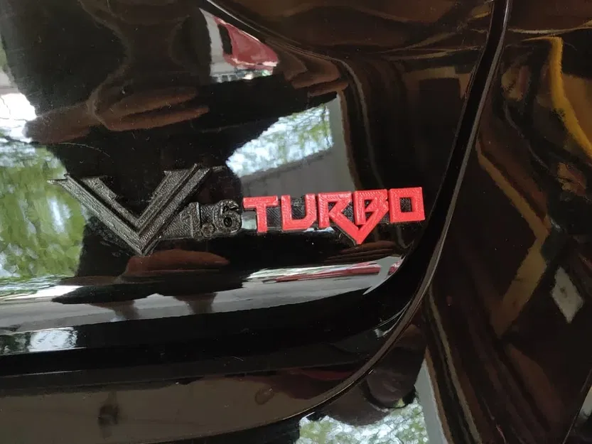 Huy hiệu sau xe Veloster Gen 2 V1.6 Turbo - Image 1