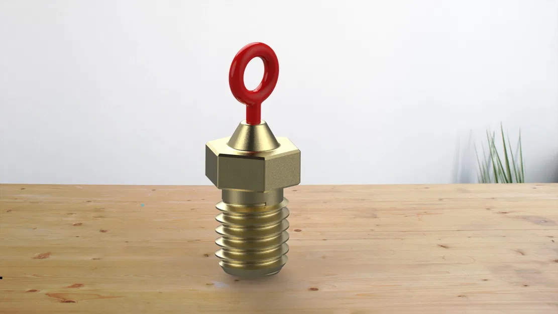 Chìa khóa móc hình đầu phun với filament in 3D - Image 1