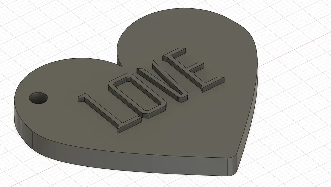 Móc chìa khóa hình trái tim YÊU dễ thương cho bạn và người thân - Image 1