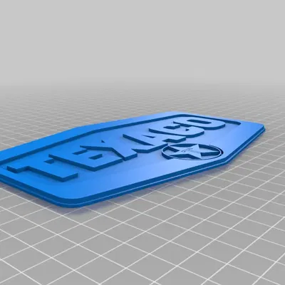 Bảng Hiển Thị Tàu Hỏa Texico In 3D hoặc Khắc Laser