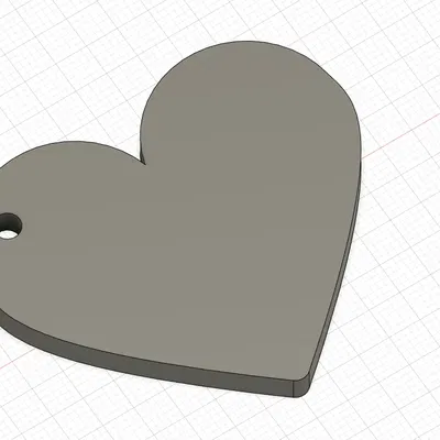 Móc khóa trái tim dễ thương phiên bản 2