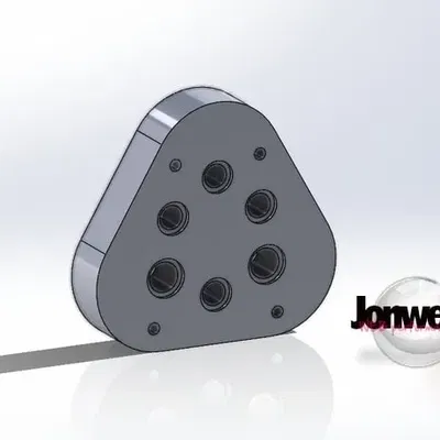 Giá đỡ tua vít hai nửa cho 6 tua vít