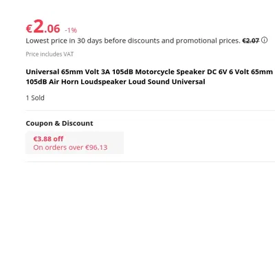 Giá đỡ còi xe máy 12v 65mm