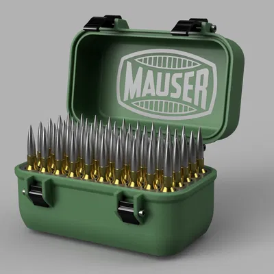 Hộp đạn cho súng Mauser Thụy Điển 6,5x55