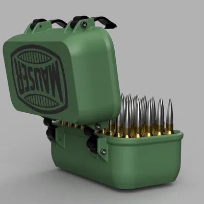 Hộp đạn cho súng Mauser Thụy Điển 6,5x55