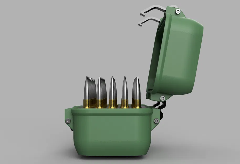 Hộp đạn cho súng Mauser Thụy Điển 6,5x55 - Image 3