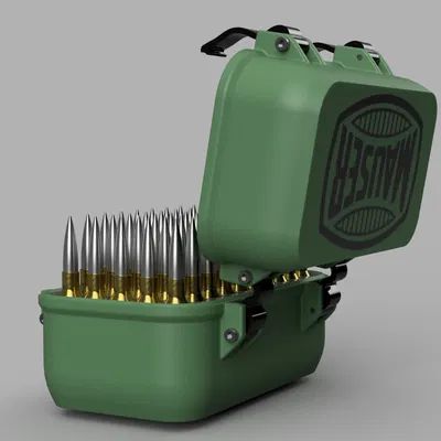 Hộp đạn cho súng Mauser Thụy Điển 6,5x55