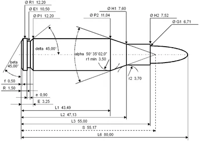 Hộp đạn cho súng Mauser Thụy Điển 6,5x55 - Image 5