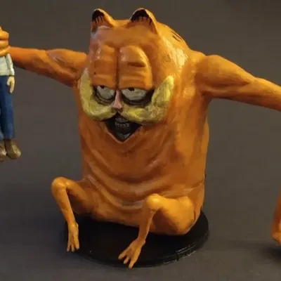 Mô hình Gorefield mini theo phong cách kinh dị của Garfield